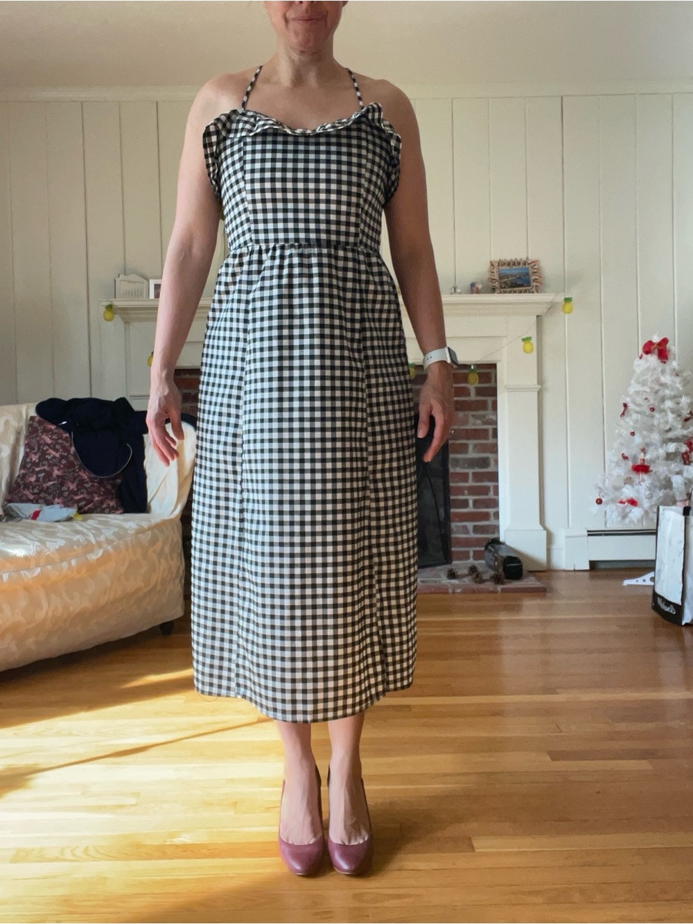 Urban Outfitters (Cooperative) Gingham Midi Dress